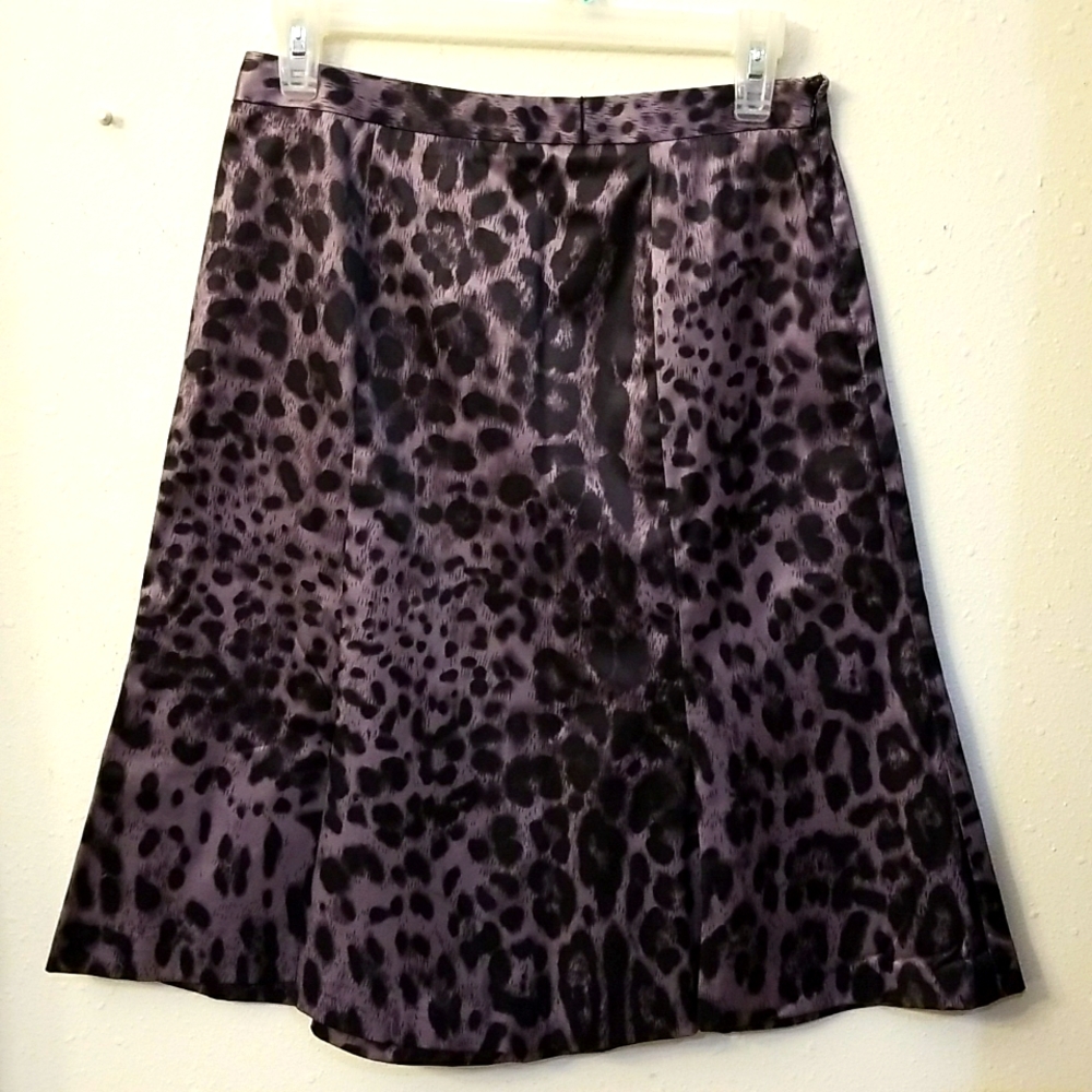 East 5th Skirt leopard print size 4